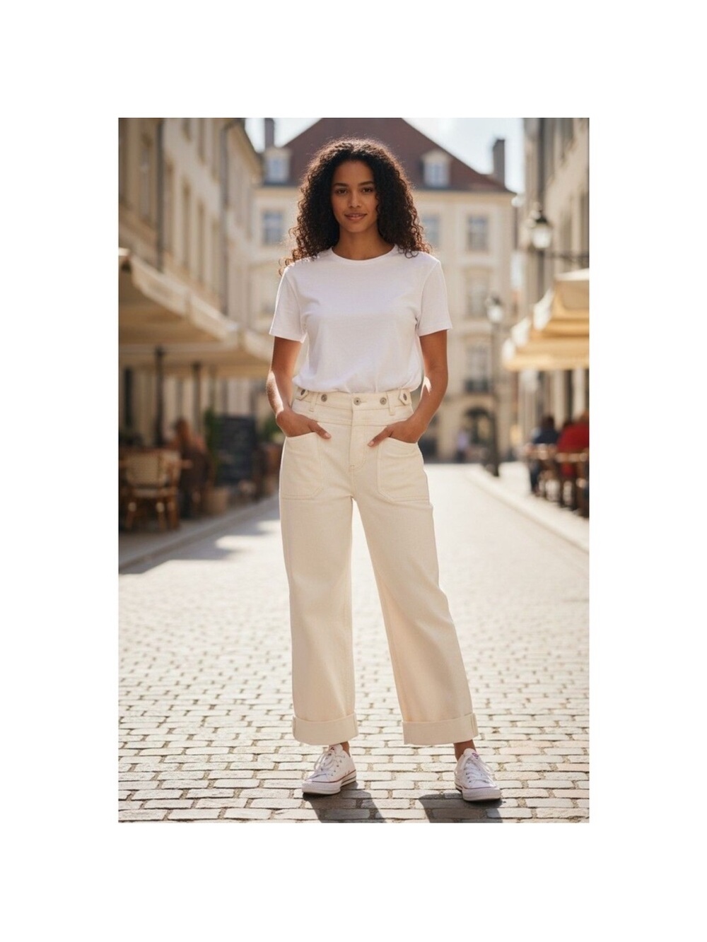 Free People We The Free Palmer Cuffed Baggy Jean